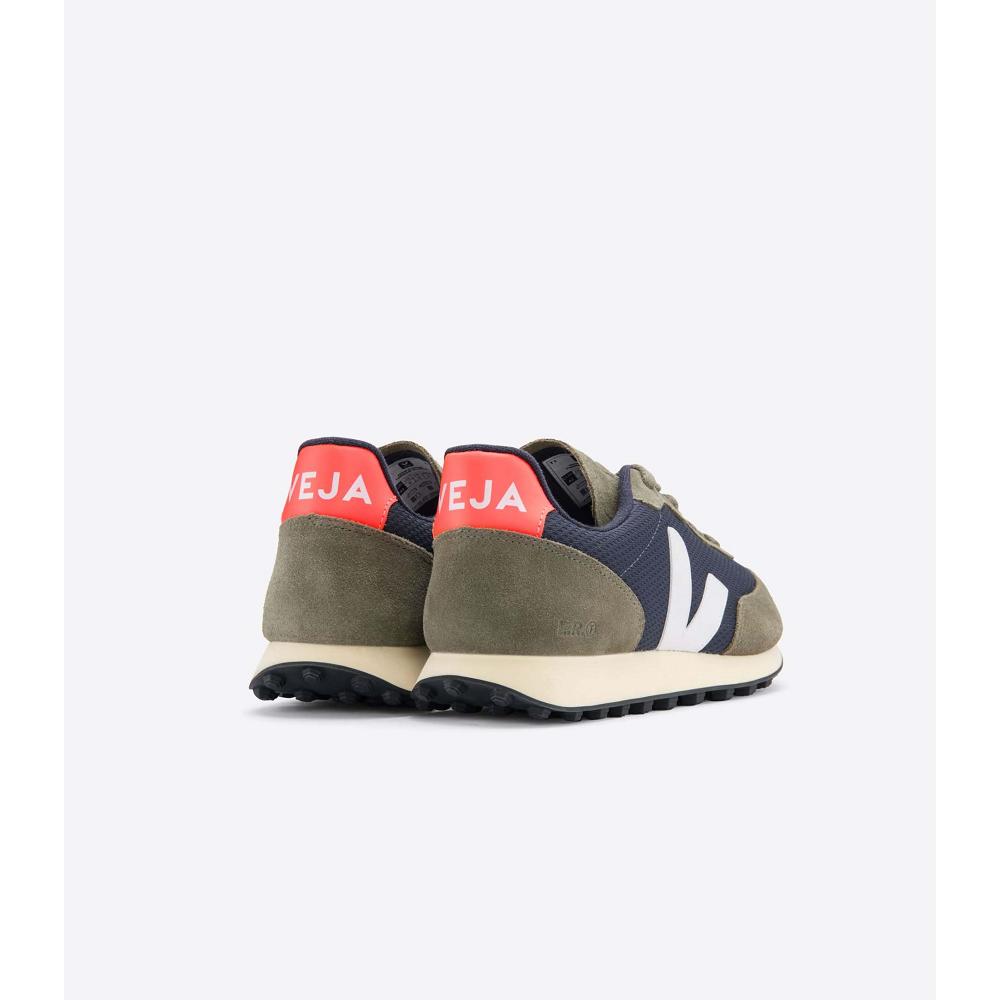 Women's Veja RIO BRANCO ALVEOMESH Running Shoes Olive | SG 422UZG